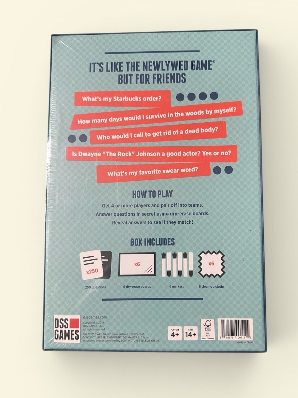 DSS Games The Best Friend Game: Think You Know Your Friends? A Party Game NIB - Picture 5 of 6